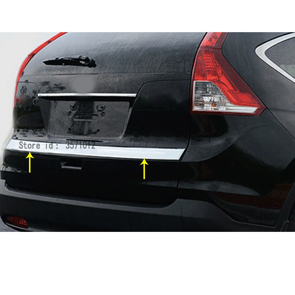 For Honda CRV CR-V 2012 2013 2014 2015 2016 Body Styling Cover Stainless Steel Rear Door Tailgate Frame Plate Trim Lamp Trunk