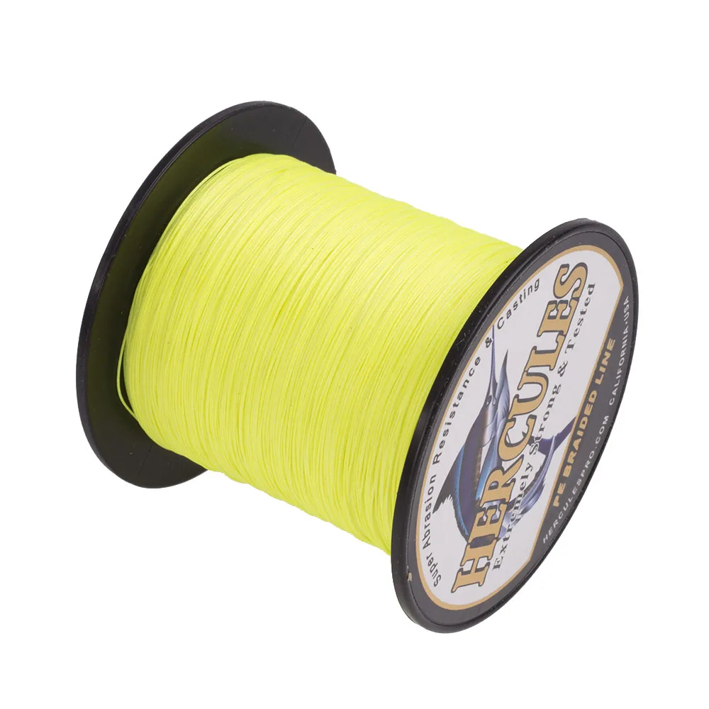 Hercules Braided Fishing Line 8 Strands 100M PE Braided Wire For Carp Fishing Multifilament 10-300LB Extreme Strong Cord Pesca