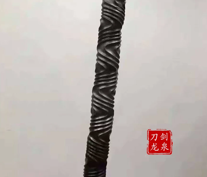 High Carbon Steel Wushu Rod, Golden Cudgel Rod, Torsion Wushu Rod, Heavy Iron Stick, Cold Weapon, No Sharpen Handcraft,