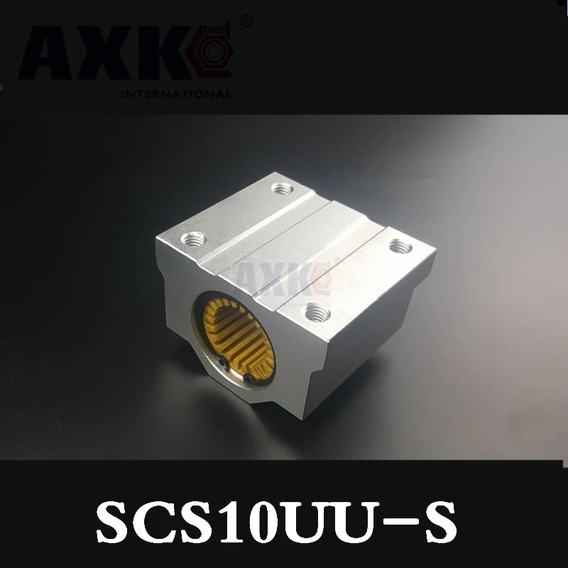 2025 High Quality 1PCS Sc10uu Scs10uu For 10mm Shaft Guide Rail Linear Bearing Block With Lm10uu-s Engineering Plastic Low Noise