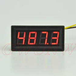 GWUNW BY456V  DC  10V 30V 50V 100V  200V4 bit  Voltage Tester Meter digital voltmeter  Panel Meter  red blue green  0.56 inch