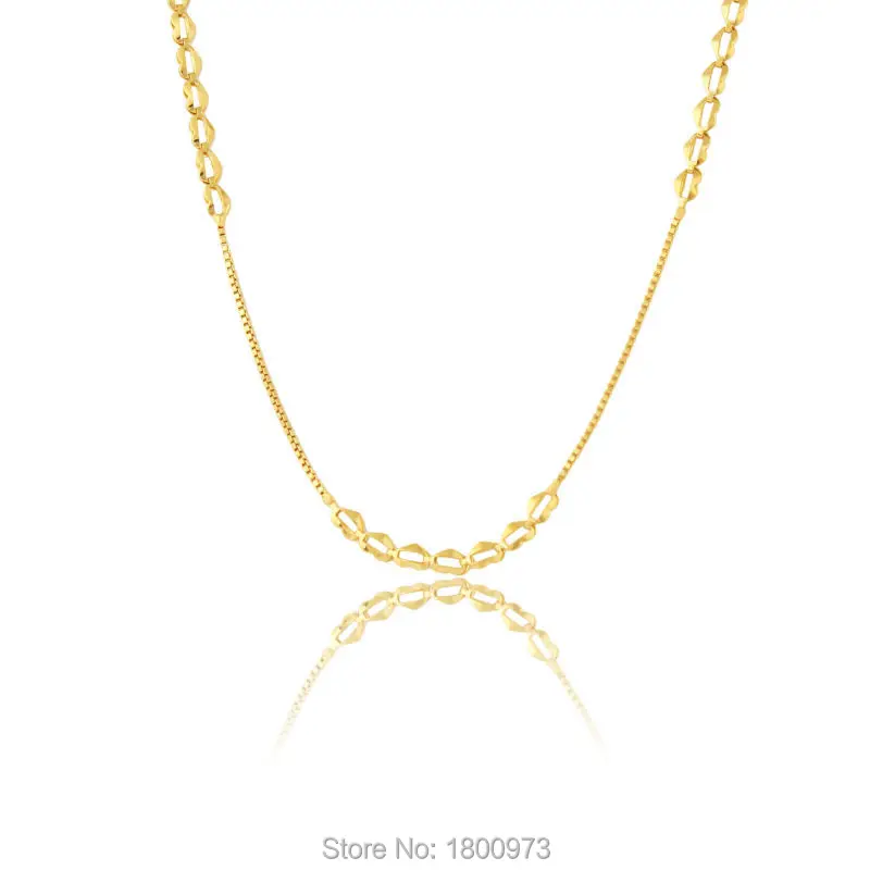 

New Arrival Casual Gold Necklace For Women Gold Color Link Chain Collares Fine Jewelry African/Kenya/USA/Middle East Style