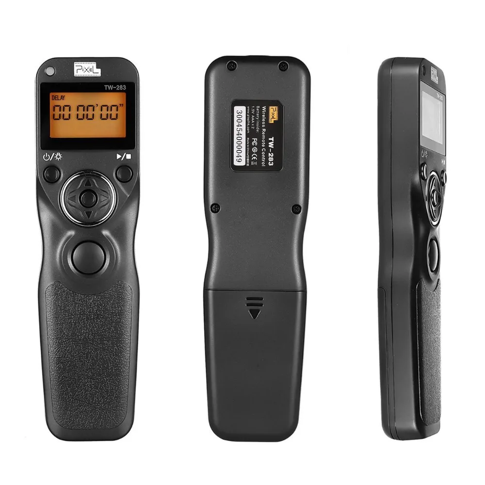 PIXEL TW-283 DC0 Wireless Timer Shutter Release Remote Control For Nikon Z9 Z8 D850 D810A D810 D800E D800 D500 D300S D6 D5 D4