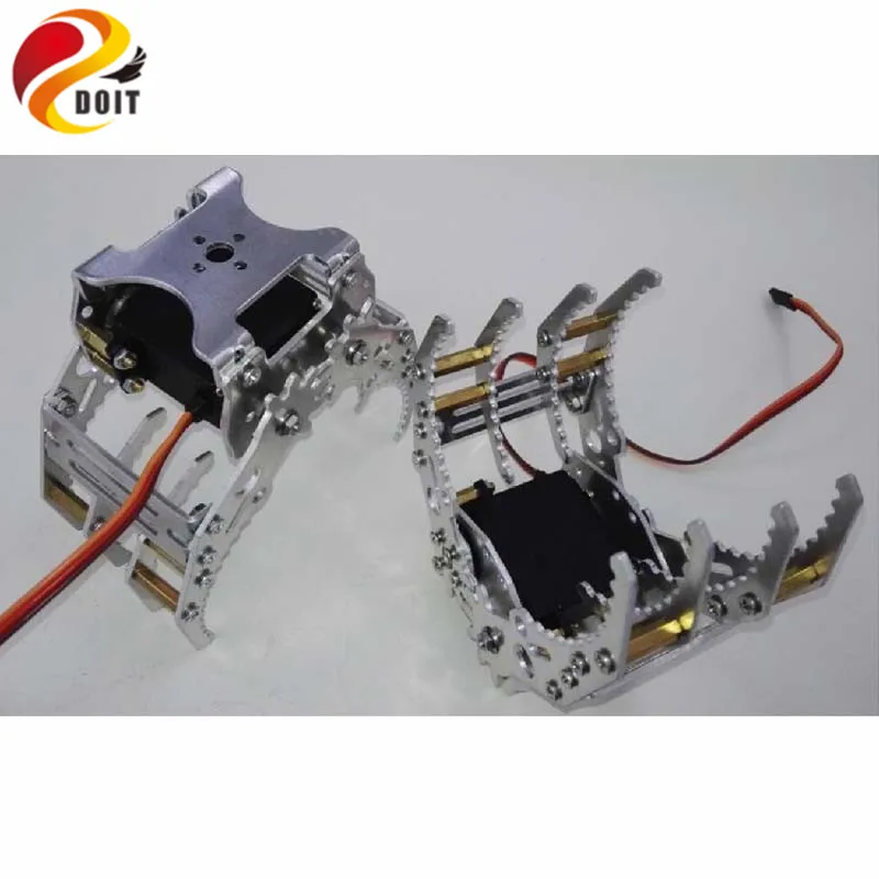 Metal Robotic Arm Gripper Robot Manipulator  Mechanical Claw Compatible with MG996-R For DIY Robot Tank Car Chassis Toy