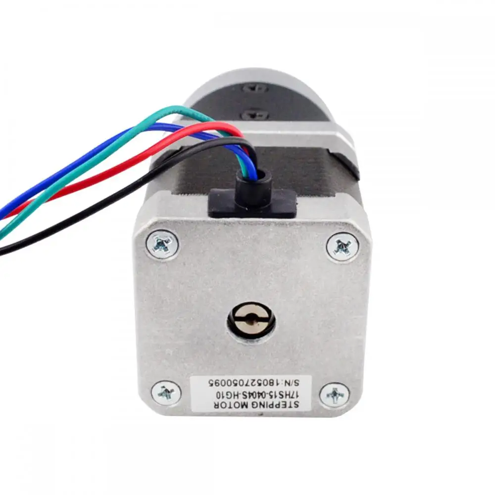 STEPPERONLINE Nema 17 Stepper Motor with Gear Ratio 10:1 High Precision Planetary Gearbox Reducer 0.4A L=39mm 4-lead CNC