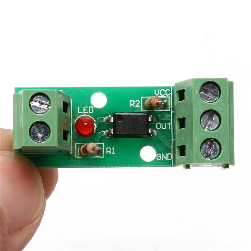 Optocoupler Isolation Module Isolated Board PC817 EL817 12V 1 Channel No Din Rail Holder PLC Processors 80KHz