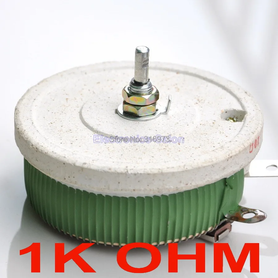 

(10 pcs/lot) 200W 1K OHM High Power Wirewound Potentiometer, Rheostat, Variable Resistor, 200 Watts.