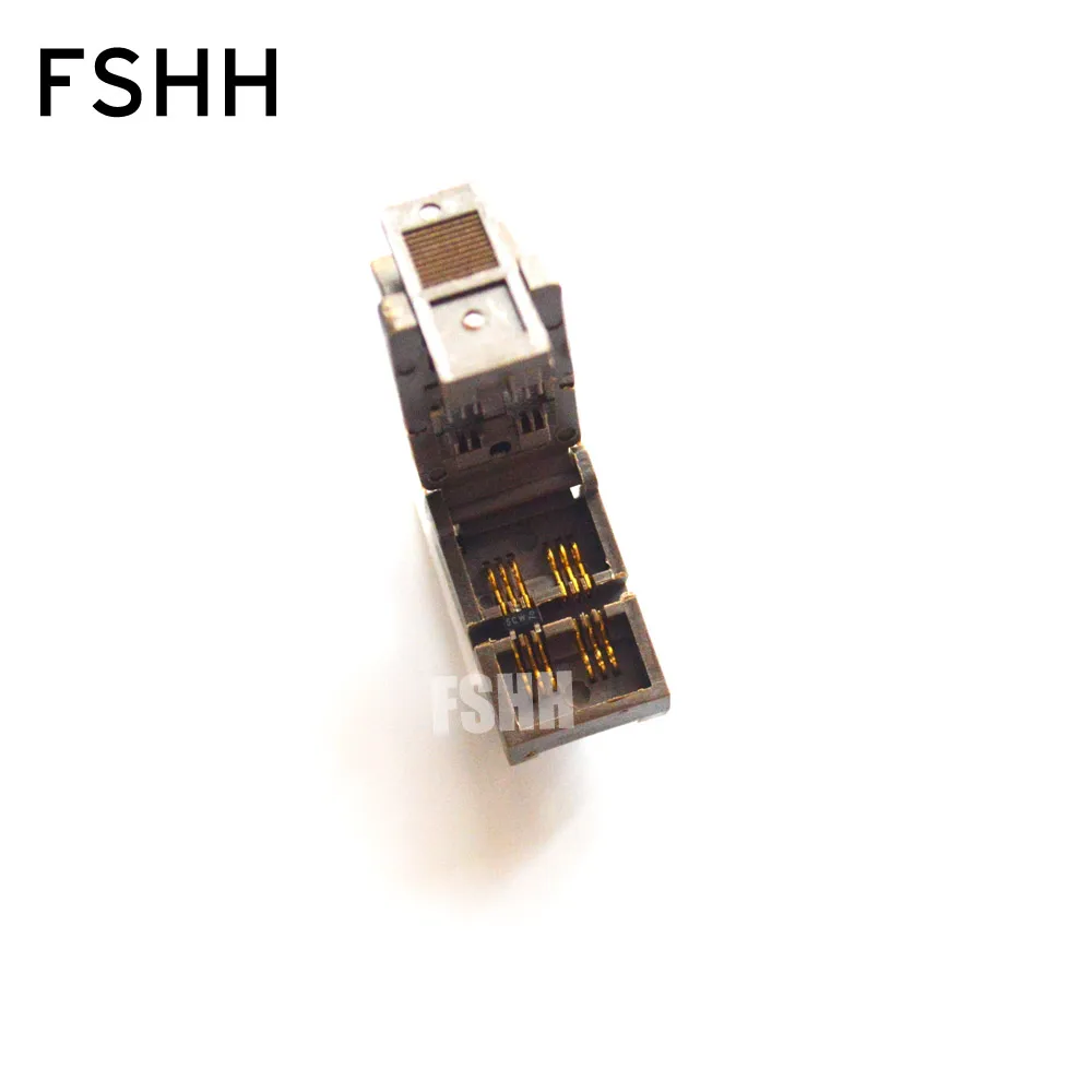 SOT-23 مقبس حرق SOT23-6 SOT-23-6 SC-74 SC74 IC اختبار المقبس/مقبس IC (وضعان/مقعد اختبار الوجه)