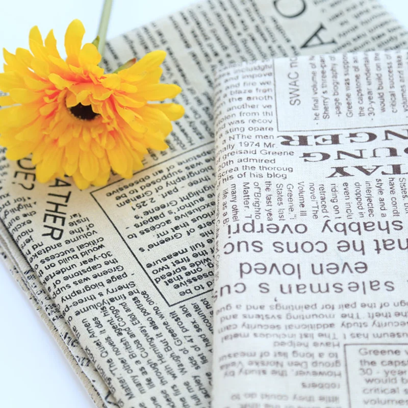 English Newspaper Printing Style Photography Backdrops Diablement Cloth Photo Accessories for Foods Jewelry Cosmetic Footwear