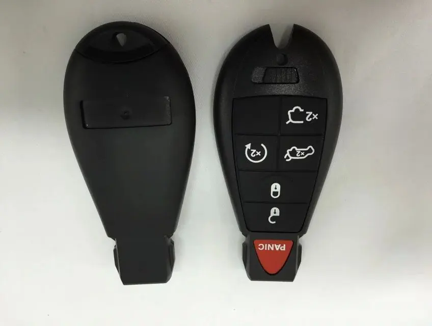 

5PCS/lot For Chrysler Cherokee Smart Remote Key Shell Case 5+1 Button Keyless Entry Fob Car Alarm Key Cover