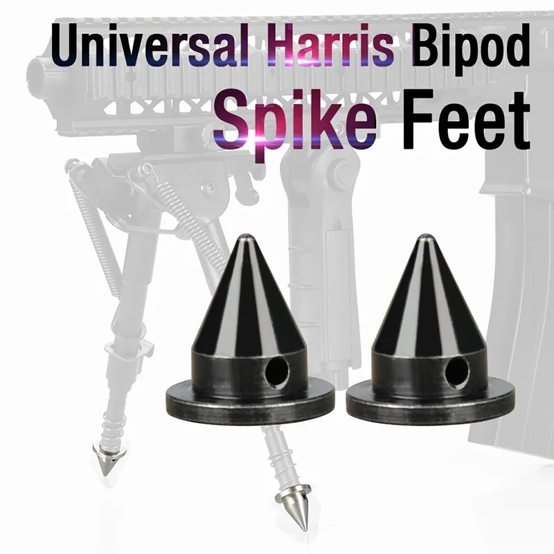 

Tactical Metal Feet Replacement Accessories Hunting Bipods Harris Spikes Feet GZ33-0226