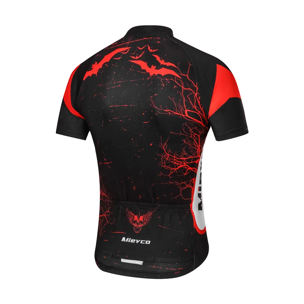 Red Skull Sublimation Printing Summer Men Cycling Jersey Best 2019 Pro Polyester Bike Wear Quick Dry Cycling Top Bicycle Shirt