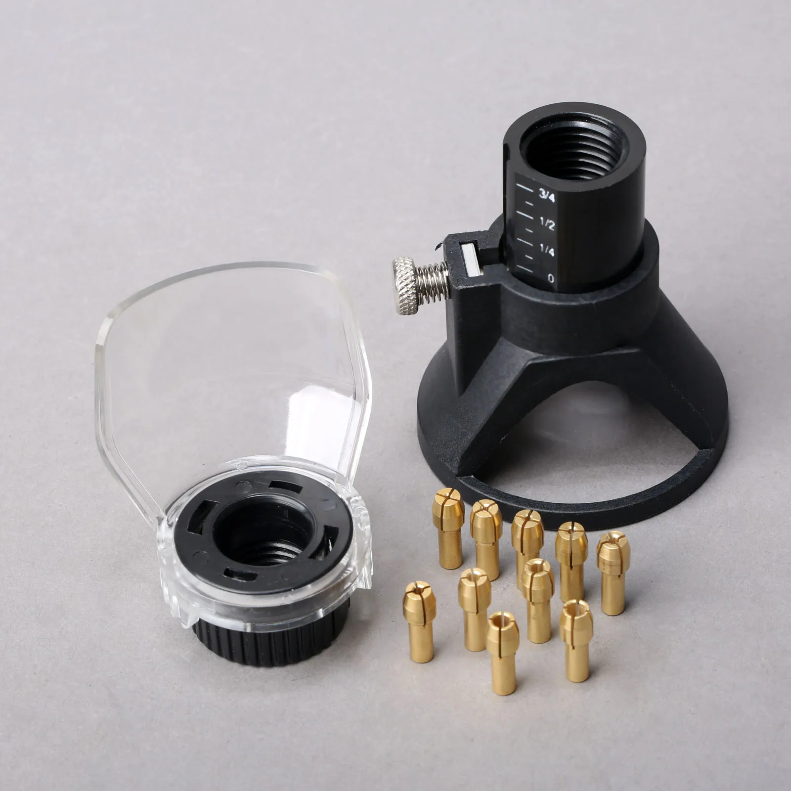 10 قطعة 0.5-3.2 مللي متر النحاس كوليت الحفر تشاك 4.3 مللي متر عرقوب الحفر مخصصة محدد القرن غطاء ل دريمل اكسسوارات أداة دوارة