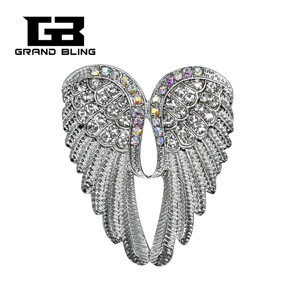 Fashon Vintage Angel Wings Brooch Pins Women Men's Jewelry Christmas Gift