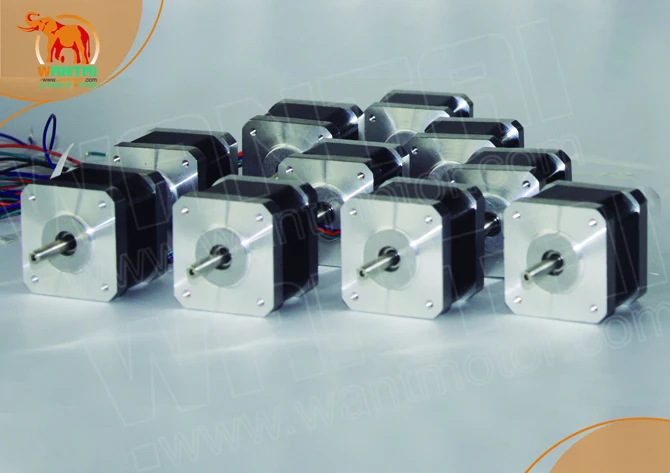 Wantai 10pcs Nema 23 Stepper Motor57BYGH627 270oz-in 1.9N.m76mm 3.0A 4leads CE ISO ROHS Medical Laser CNC