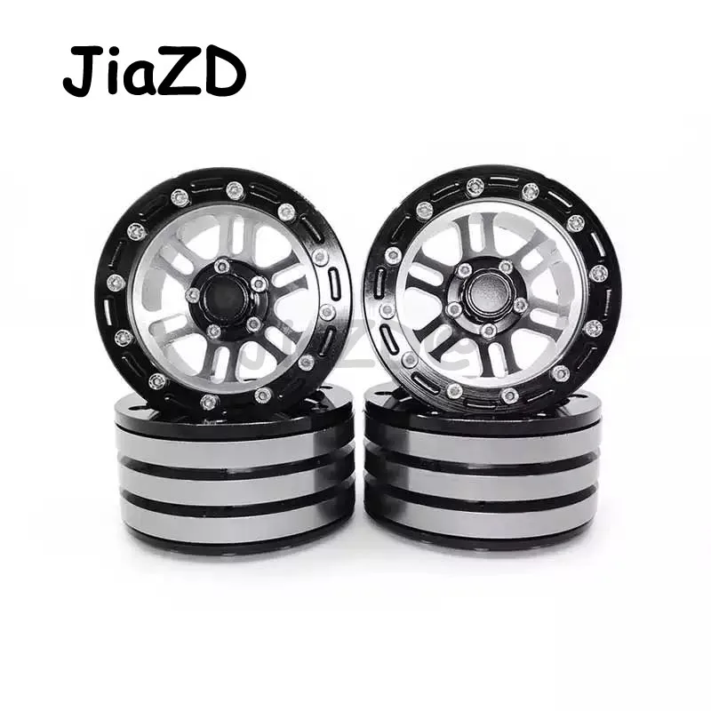 

FREE SHIPPING 4PCS Metal Beadlock 1.9 Wheel Rim for 1/10 RC Rock Crawler Traxxas TRX-4 TRX4 D90 D110 TF2 Axial SCX10 90046