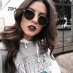 Vintage Square Sunglasses Woman Shades Retro Classic Black Sun Glasses Female Male Luxury Brand Designer Oculos De Sol