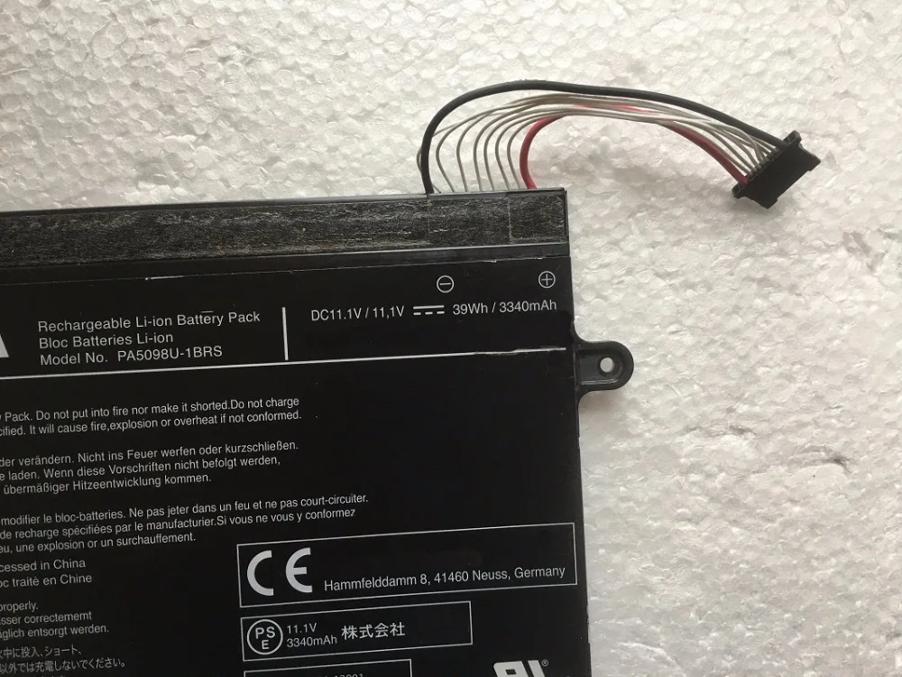 Imagem -04 - Supstone 39wh Novo Pa5098u1brs Bateria do Portátil para Toshiba Z10t-a1102l Z10t-wt310 Z10t-a203 Up000574220