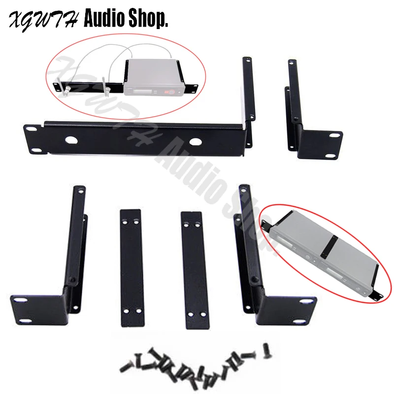 Rack Mount Bracket Antenna Extension Cable Rack Kits For Shure SLX Receiver SLX4 SLX14 SLX24 Wireless Microphone System UA507