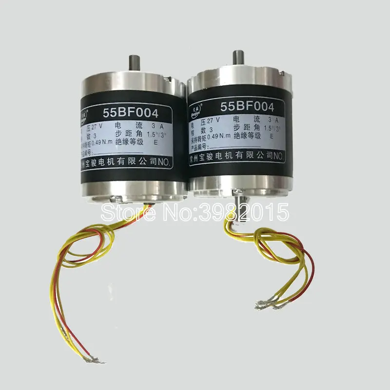 Wire Cut Parts Baojun 3Phase Stepper Motor 55BF004 with 4 Wires 27V 3A for Wire Cutting Machine