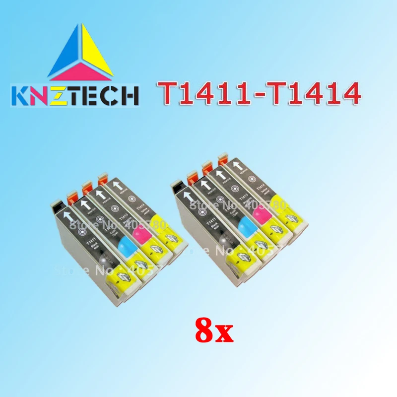 8pcs T1411/T1412/T1413/T1414 INK cartridge compatible for ME330 ME32 ME35 ME350 ME320 ME340