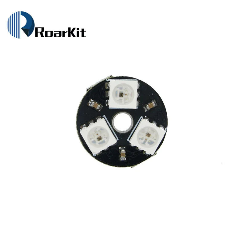 1/5/10PCS 3 Bit Full Color 5050 RGB LED Lamp Panel Light Round WS2812 With Integrated Drivers LED Lights For Arduino Wholesale