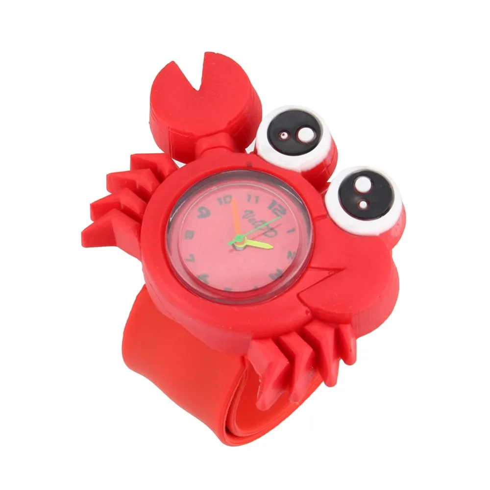 Nova moda pulseira de silicone com desenho de animal fofo pulseira de relógio de pulso para bebês presente para crianças de alta qualidade ll