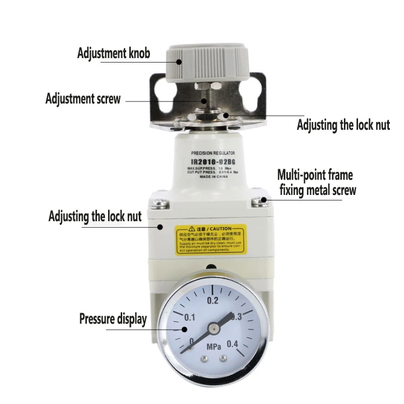 エアポンプガスレギュレーター,減圧バルブ,高精度,smcタイプ,1個