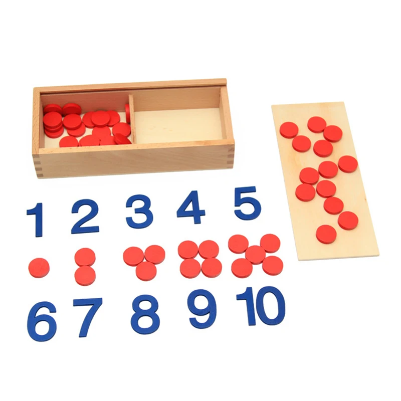 Baby Spielzeug Montessori Karten & Zähler Mathematik Nummer Frühen Kindheit Bildung Vorschule Ausbildung Kinder Spielzeug Brinquedos Juguetes