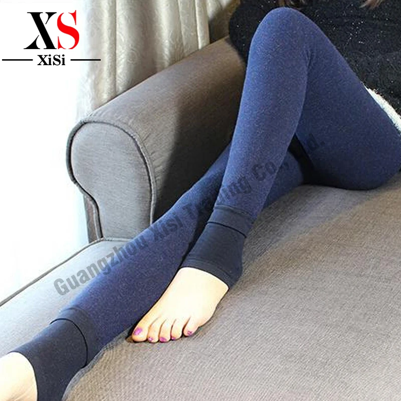 Hot S-XL 8 Colors New Autumn and Winter Women's Warm Leggings Fashion Plus Thick Velvet Warm Seamlessly Cashmere Leggings pants