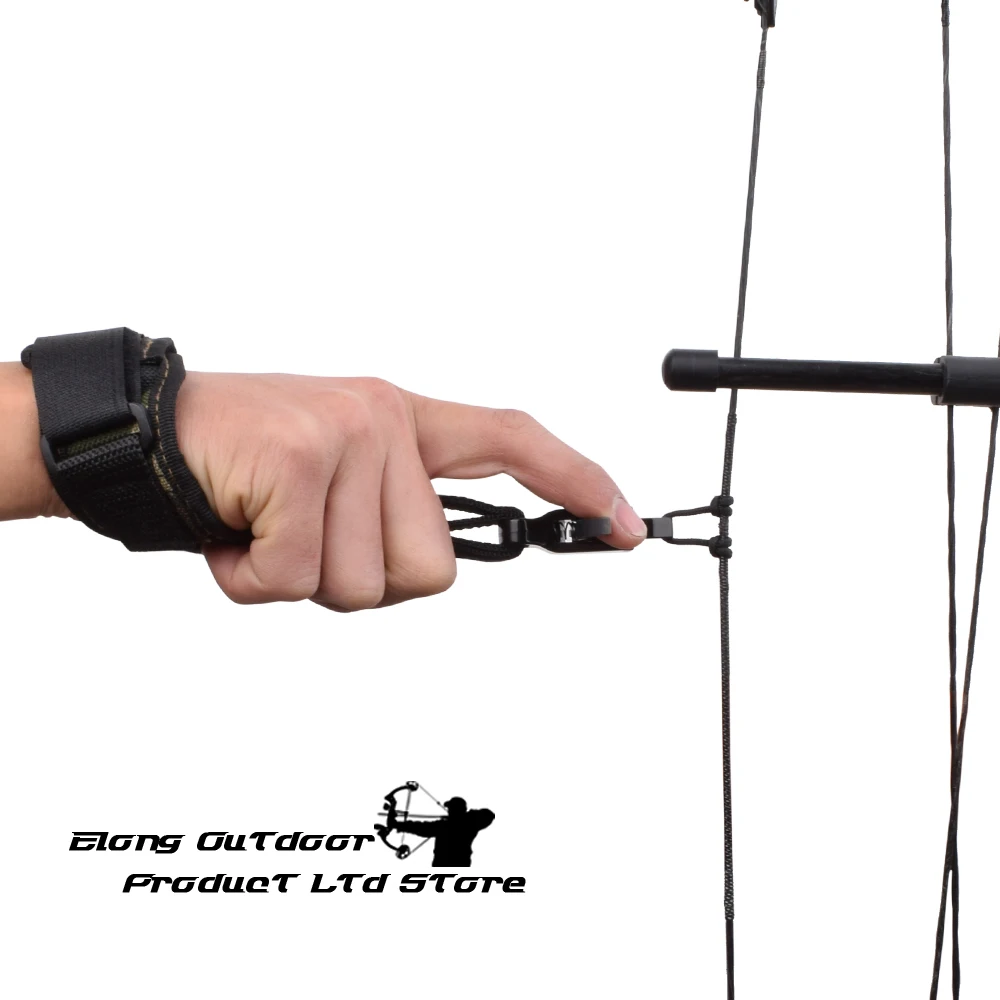 1X Camo Color Release Aid Trigger Compound Bow Strap Shooting Hunting Accessories Wrist Archery Bow