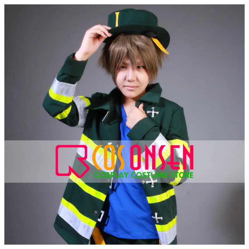 

COSPLAYONSEN Anime Free! Eternal Summer Makoto Tachibana Firefighter Uniform Cosplay Costume