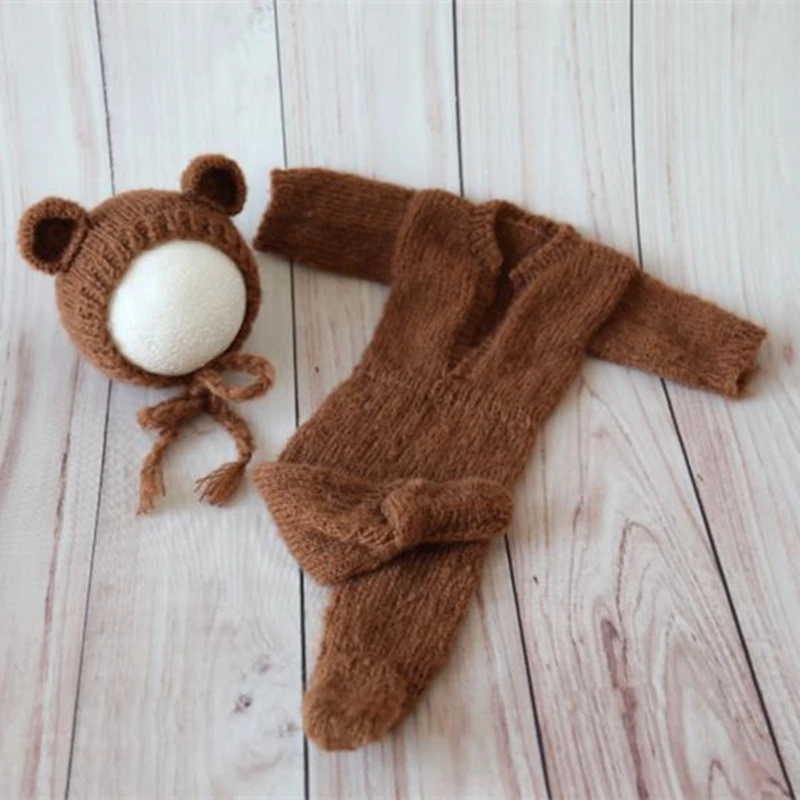 newborn-knitted-teddy-bear-hooded-romper-handmade-baby-bonnet-outfit-crochet-mohair-overall-costume-newborn-photography-props