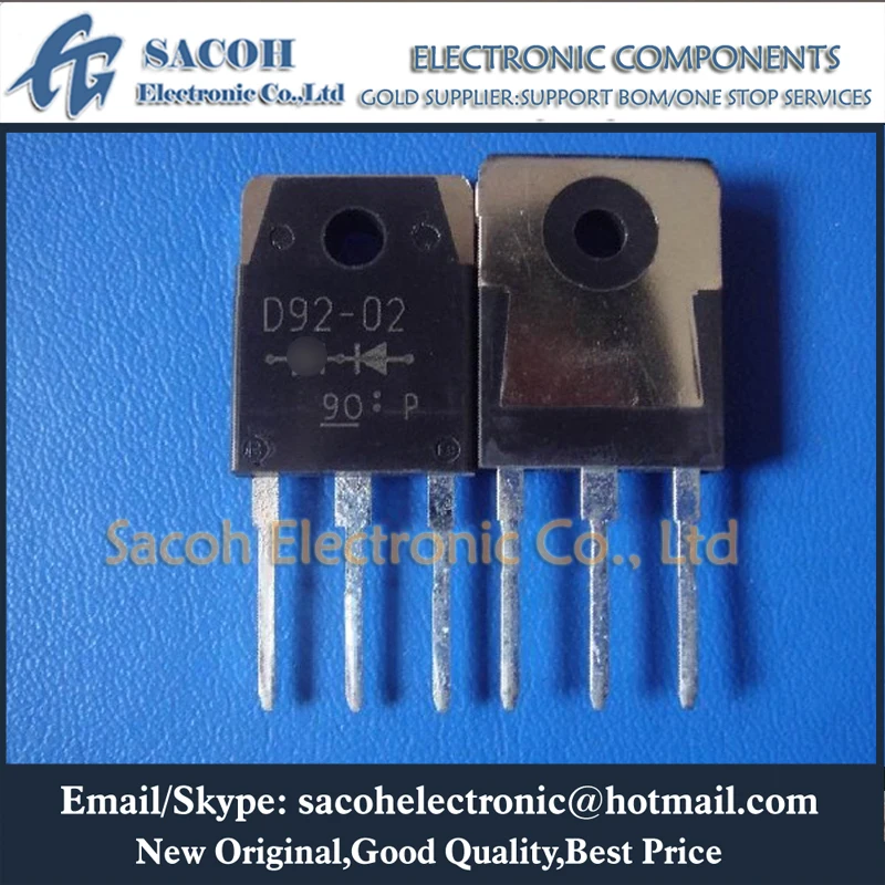 

New Original 10Pcs/Lot D92-02 ESAD92-02 92-02 OR D92-03 ESAD92-03 TO-3P 20A 200V Fast Recovery Rectifier Diodes