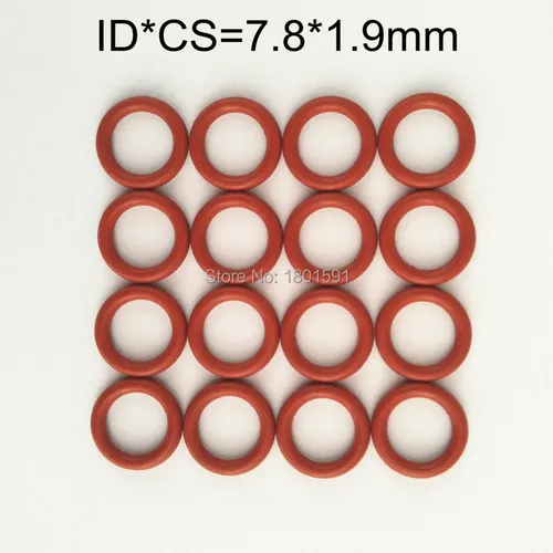 Imagen 2 del producto Sellos de goma ASNU17 para inyector de combustible, 100 unidades, 7,8x1,9mm, para toyota (AY-O2002), envío gratis