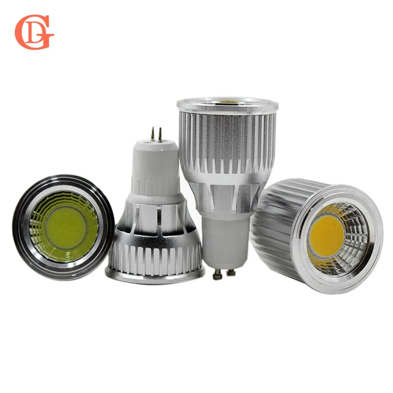 

GD 1pc GU10 Spotlight 3W 5W 7W 9W 12W 15W COB Dimmable Gu10 bulb E27 E14 Gu5.3 LED SpotLight AC85-265V AC110V Dimmable Spot LED