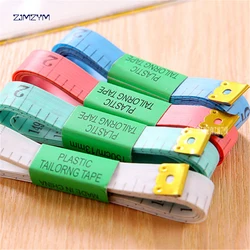 Best Body Measuring Ruler Sewing Tailor Tape Measure Soft 1.5M*1.1CM Sewing Ruler Meter Sewing Measuring Tape Random Color