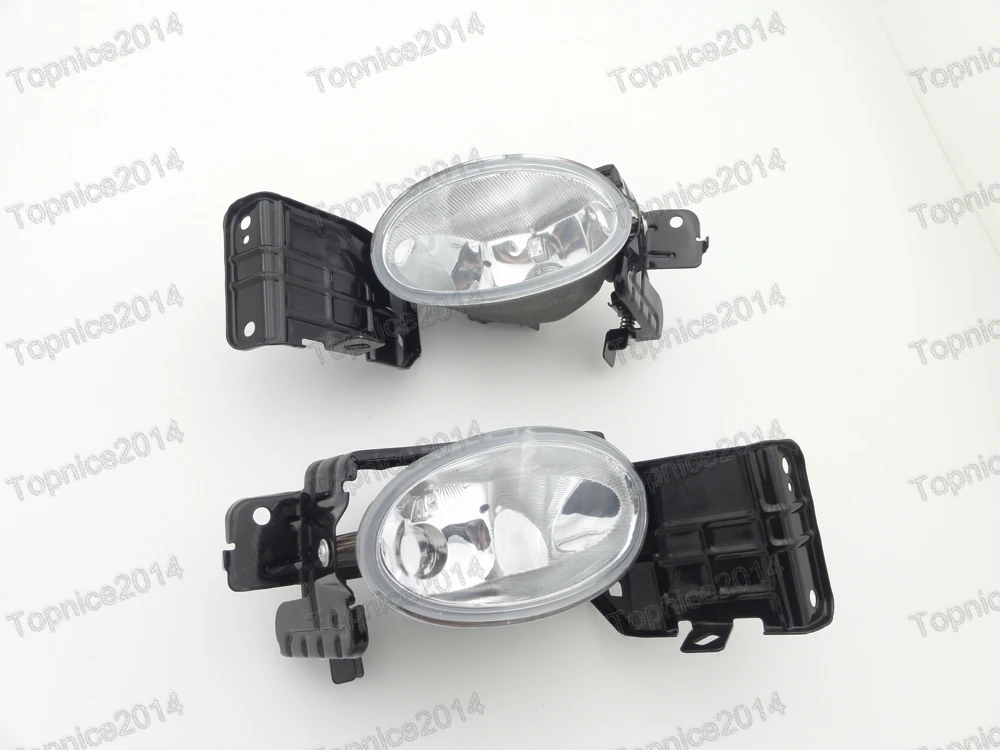 

1Pair Left & Right Front Bumper Clear Fog Lights Fog Lamps For Honda Accord Crosstour 2010