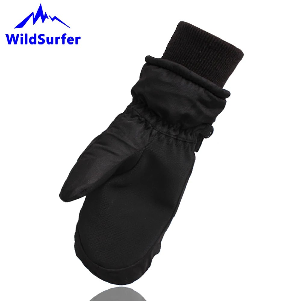 Children Mittens Ski Snowboard Gloves 4-9 Years Kids Winter Narty Skiing Riding Waterproof Snow Heated Gloves