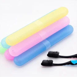 1 stks Nieuwe Trendy Reizen Wandelen Camping Tandenborstel Bescherm Houder Case Box Tube Cover Draagbare Tandenborstels Gezondheid Protector