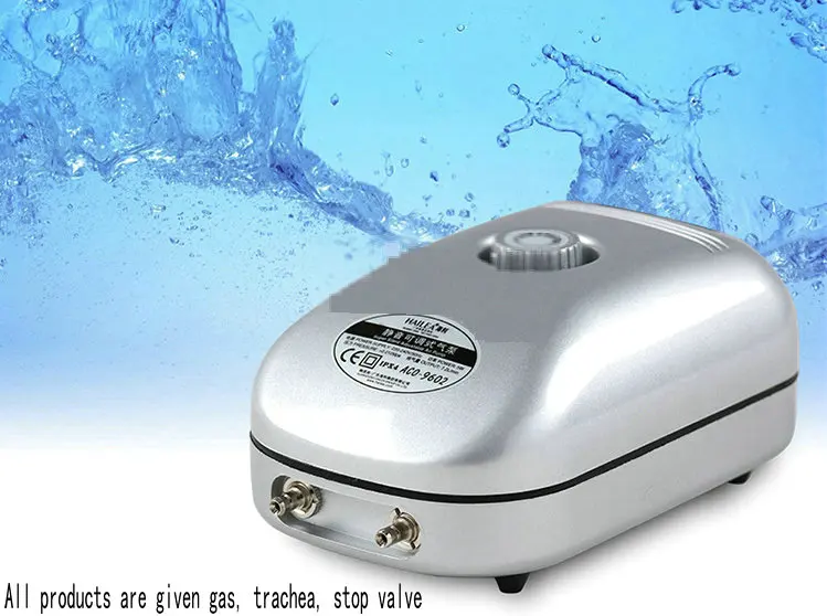 2W 220-240V Ultra Silent Aquarium Air Pump air compressor Oxygen Airpump Single & Double Outlet