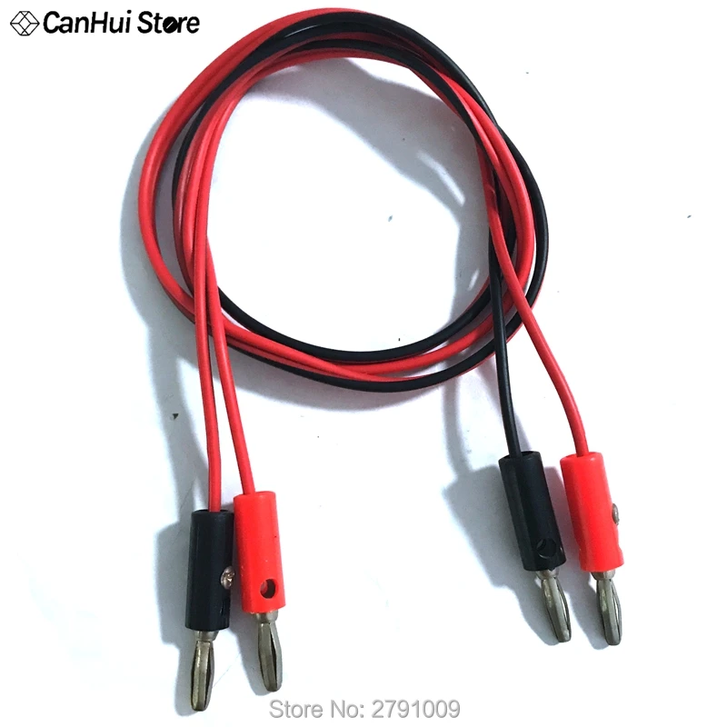 1m 4mm Double Head Banana Plug Test Leads 100cm Stackable banana plug Testing Cable High Voltage Test Leads Power test line