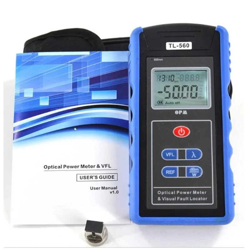 

Fiber Optic Equipment FTTH Network FC SC interface Fiber Optical Power Meter TL-560 with 5mw Visual Fault Locator