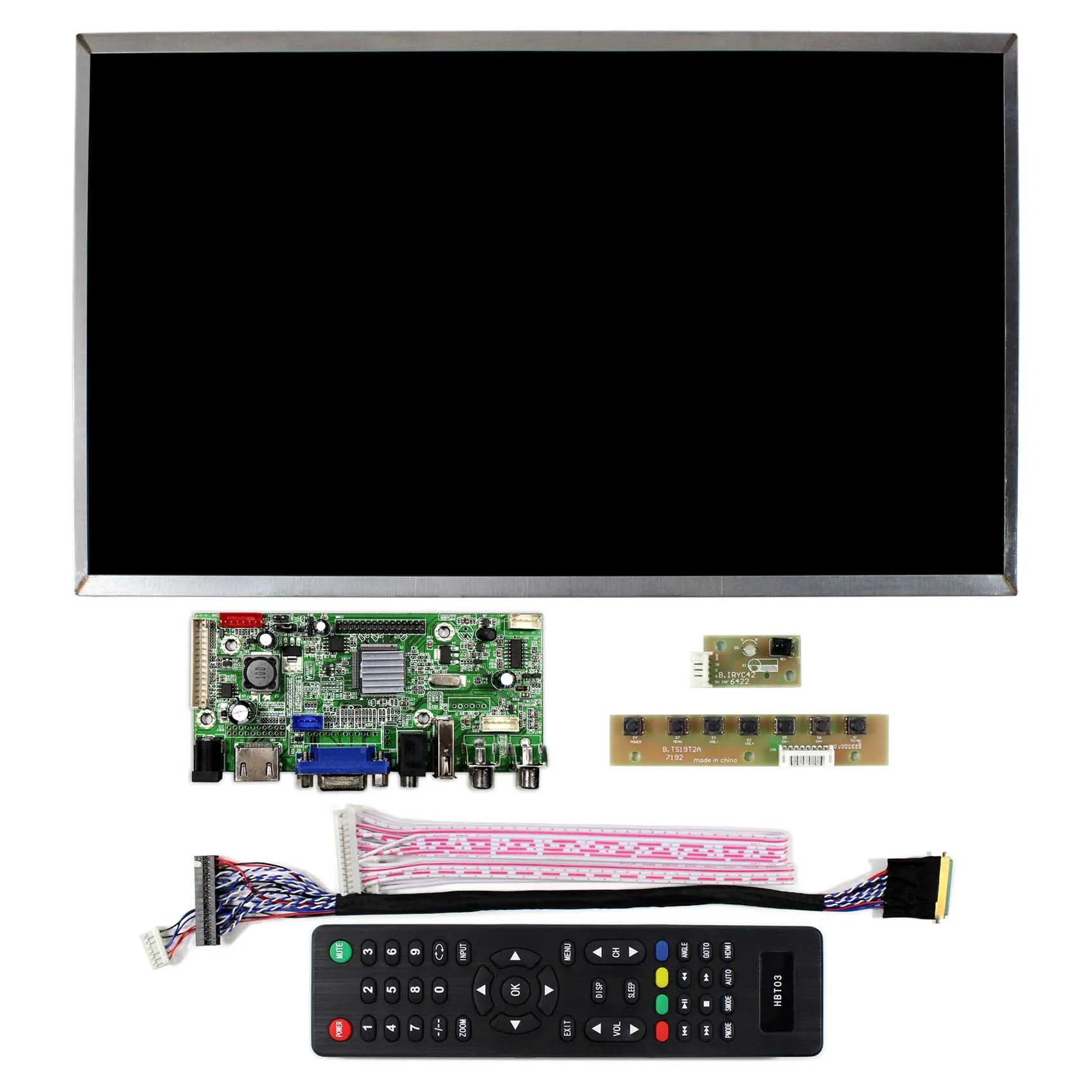 HD MI VGA AV Audio USB LCD Controller Board+14inch LTN140KT01 1600x900 LCD Screen