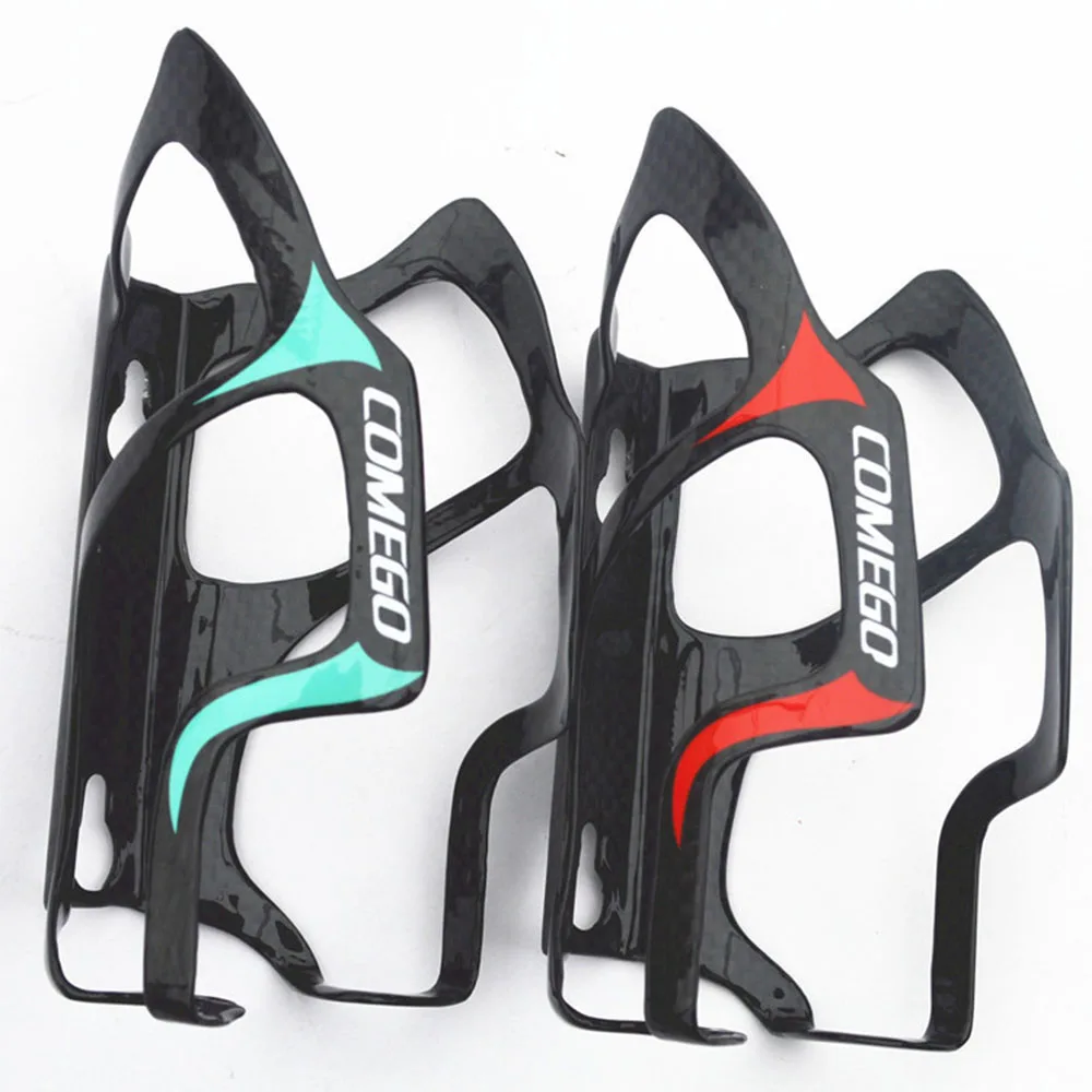 

2pcs/lot 3k comego Full Carbon Fiber Water Bottle Cage MTB Road Bicycle Bottle Holder Bike Parts 25g