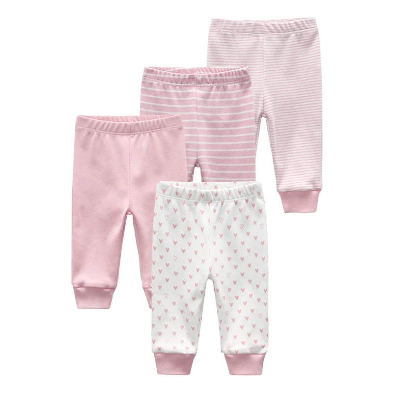 3/4Pcs/lot Baby Long Pants 2023 Newborn Boy Girl Toddler Clothing 3M 6M 9M 12M Baby Clothes roupas de bebe Trousers Accessories