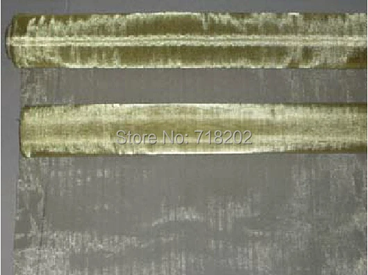 100 mesh*0.08mm (65%copper&35%zinc) copper wire mesh/EMI shelding mesh  1mx10m