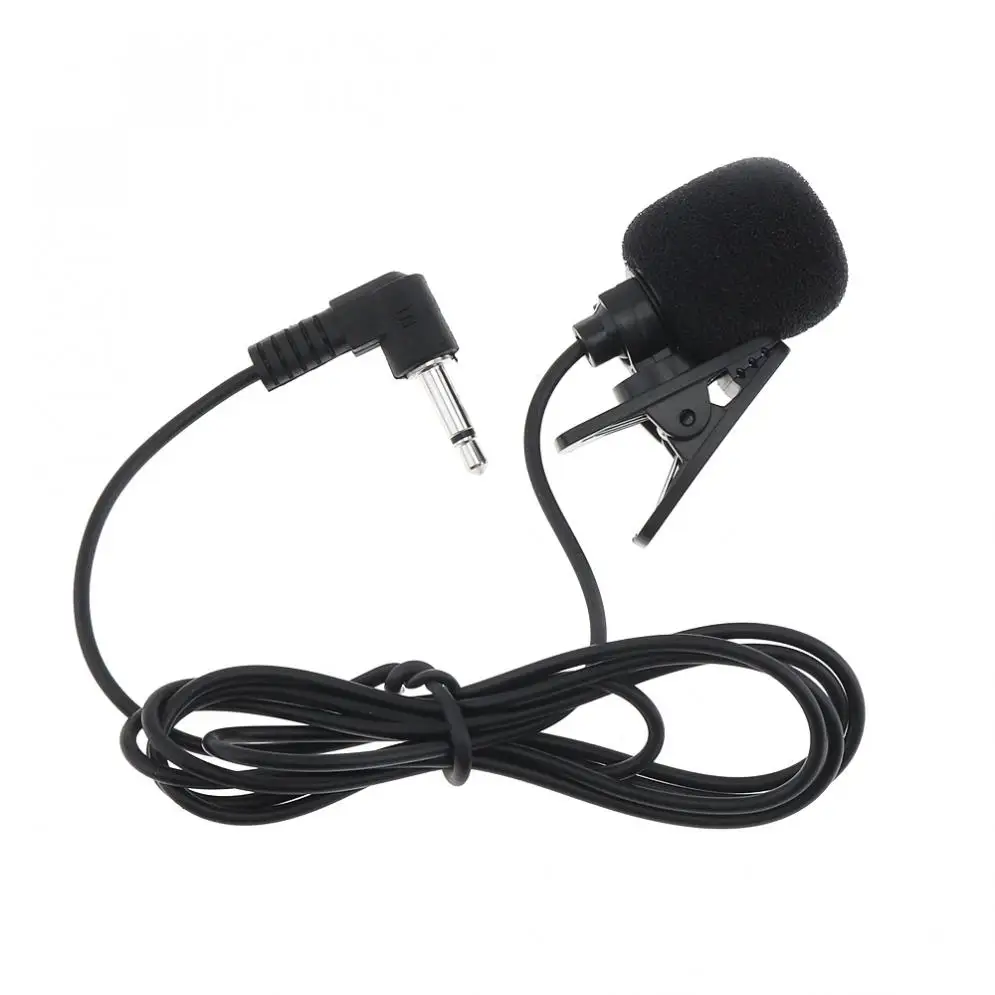 Portable Universal 3.5mm Mini Headset Microphone Lapel Lavalier Clip Microphone for Lecture Teaching Conference
