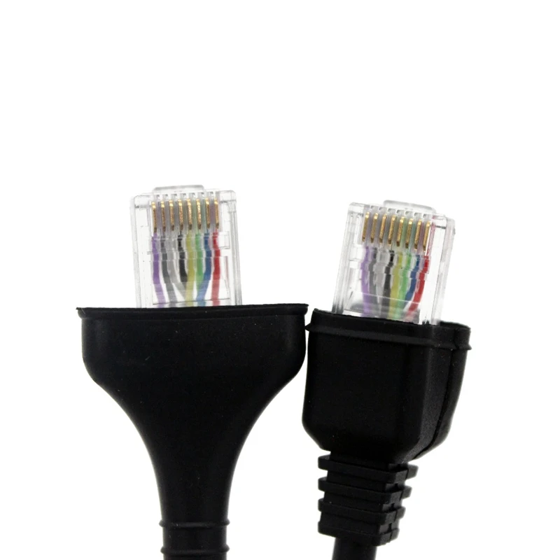 8 Pin Replacement Speaker Mic Cable Microphone Cord for Kenwood TK-868G TK-768G TK-862G TK-762G TM-271A TM-471A TK-760 Radio