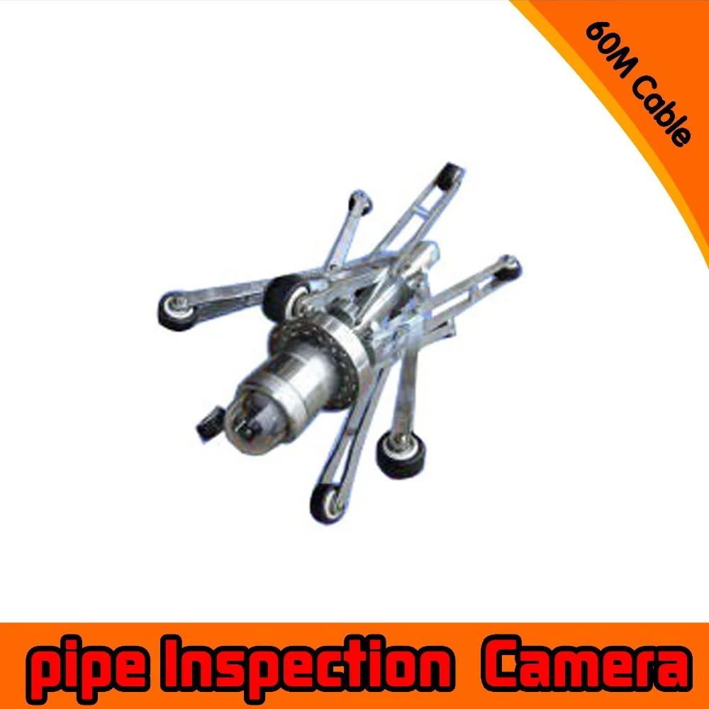 60M Cable surveillance system Pipe Inspection Camera Underwater waterproof IP68 DVR function CCTV camera system pan tilt